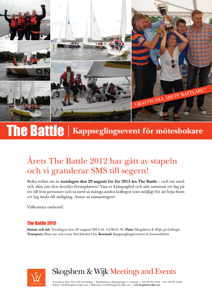 SMS vinnare av Årets The Battle 2012