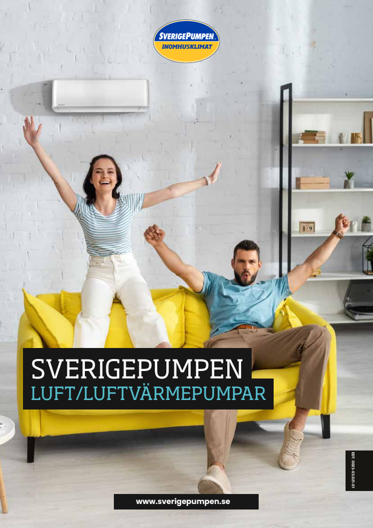 Sverigepumpen broschyr för luftvärmepumpar