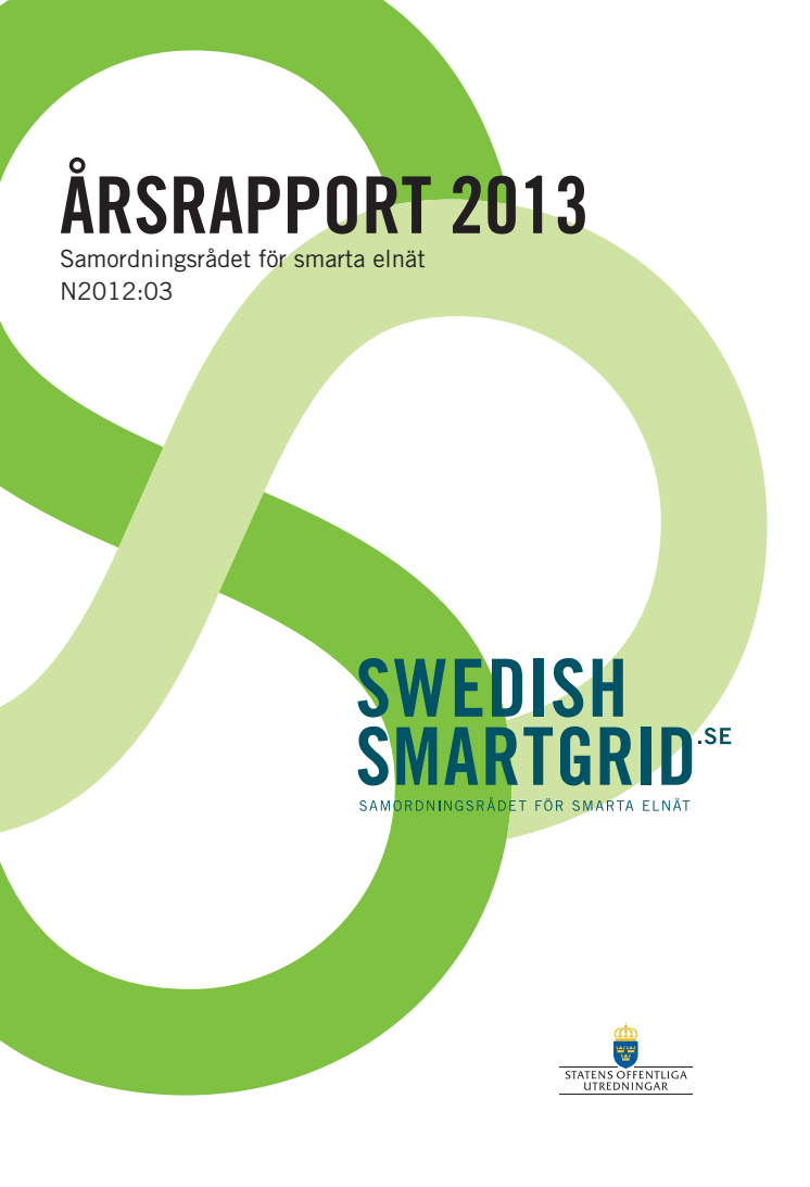 Samordningsrådet för smarta elnäts årsrapport 2013