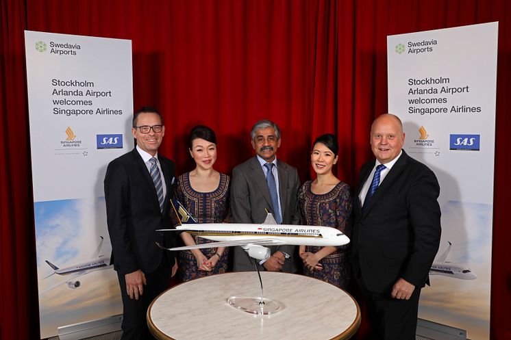 Singapore börjar flyga från Arlanda
