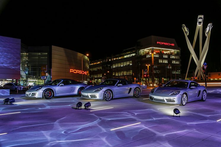 Porsche celebrates "70 years of Porsche sports cars" in 2018