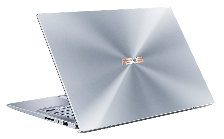 Zenbook 14_UX431_Utopia-Blue_spun-metal finish