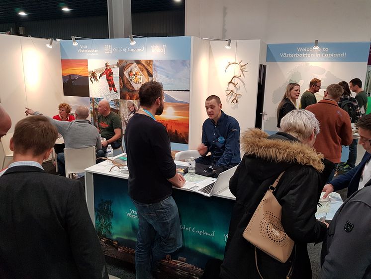 Bilden visar montern från Vakantiebeurs 2019