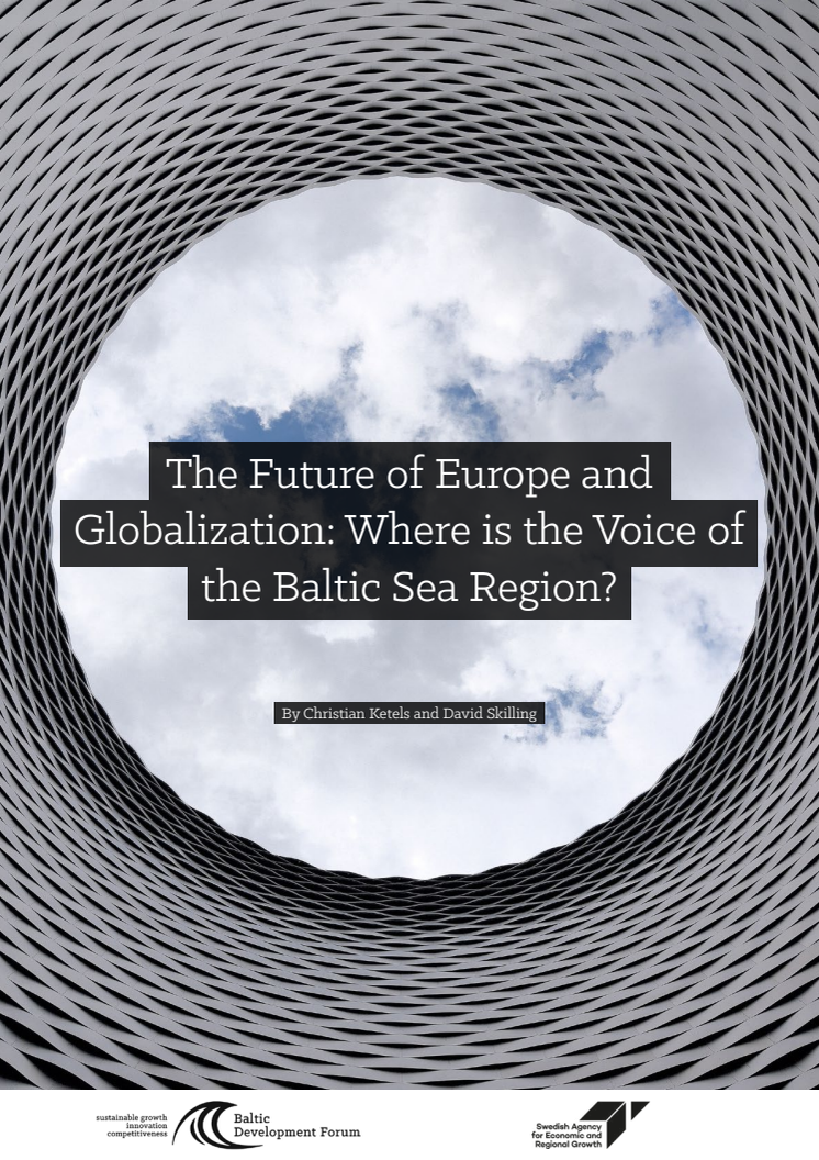 Rapport - Framtiden för Europa och globalisering: Var är Östersjöregionens röst? 