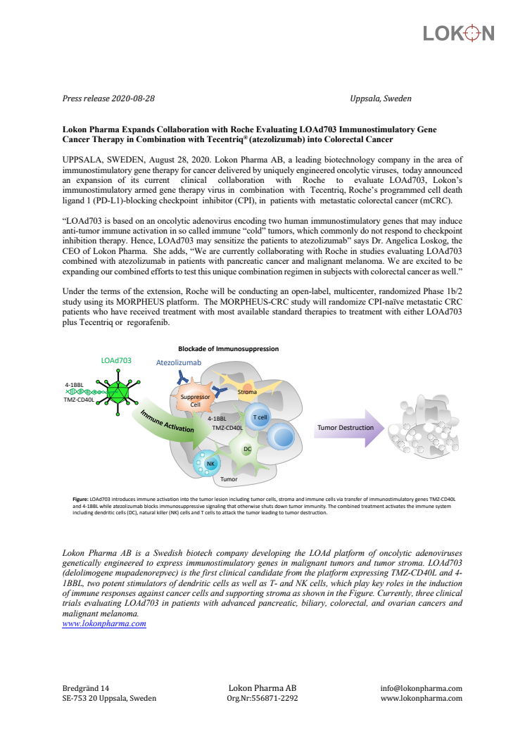 Text and Figure Press release Lokon v Roche Aug 28 2020