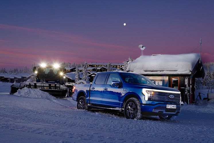 Ford F-150 Lightning Norge vinter 2023