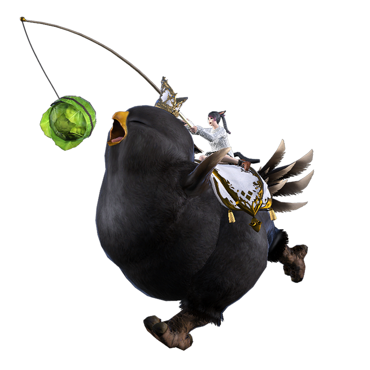 The Fat Black Chocobo In-Game Mount