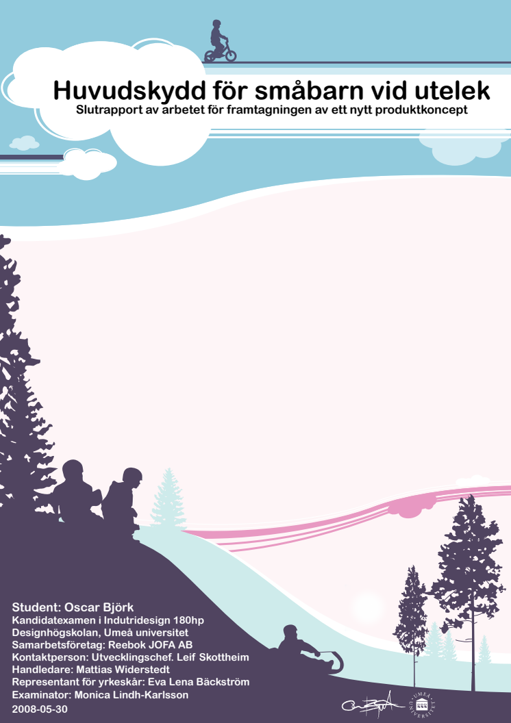 Umeå universitet rapport småbarnshjälm