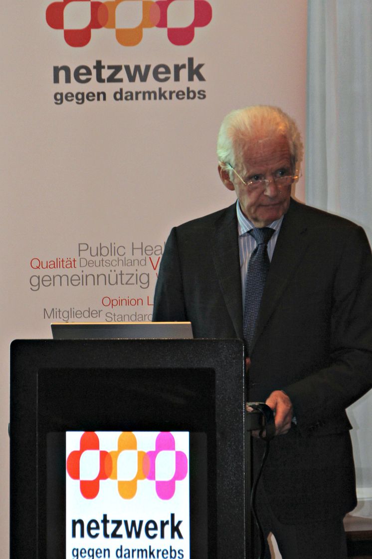 Beiratssitzung 2013 Prof. Dr. Meinhard Classen, Ehrenpräsident des Netzwerks gegen Darmkrebs