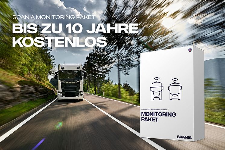 Scania Monitoring Paket - bis zu 10 Jahre kostenlos