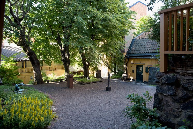 Ateljéhusets innergård på Södermalm