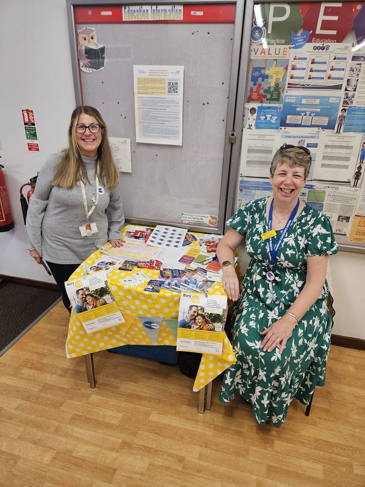 Cares info stand at fairfield hospital.jpg