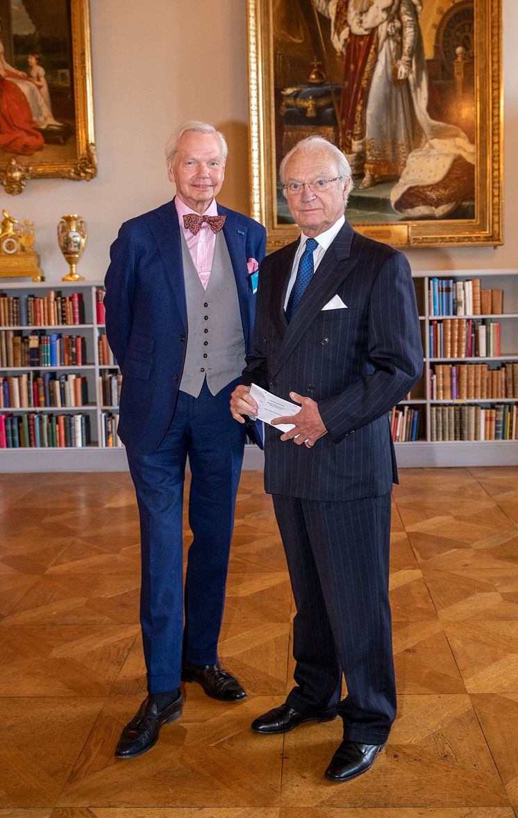 Carl Jan Granqvist och H. M Konungen