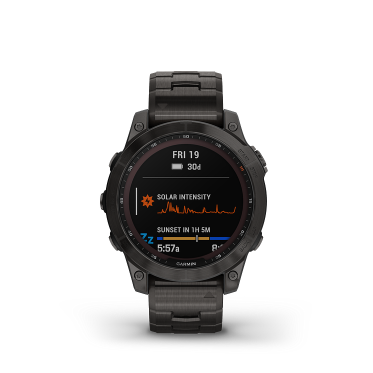 Garmin_fenix 7 Sapphire Solar_Schiefergrau_Titan