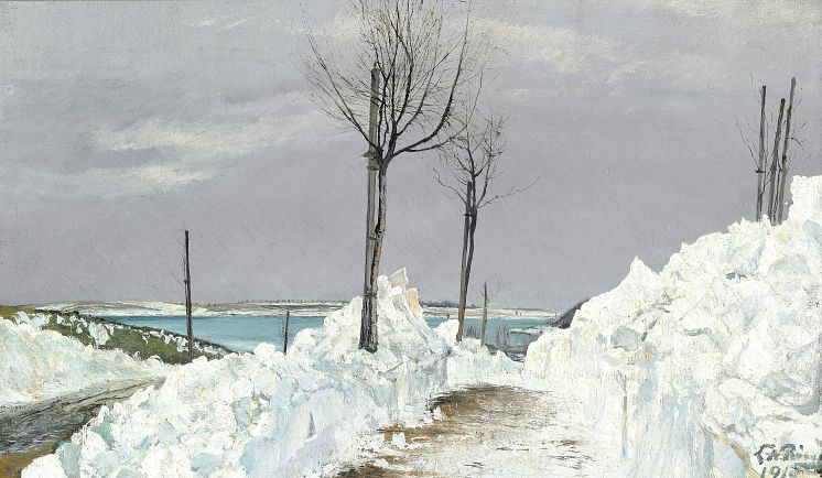 L. A. Ring: Winter landscape (1915)