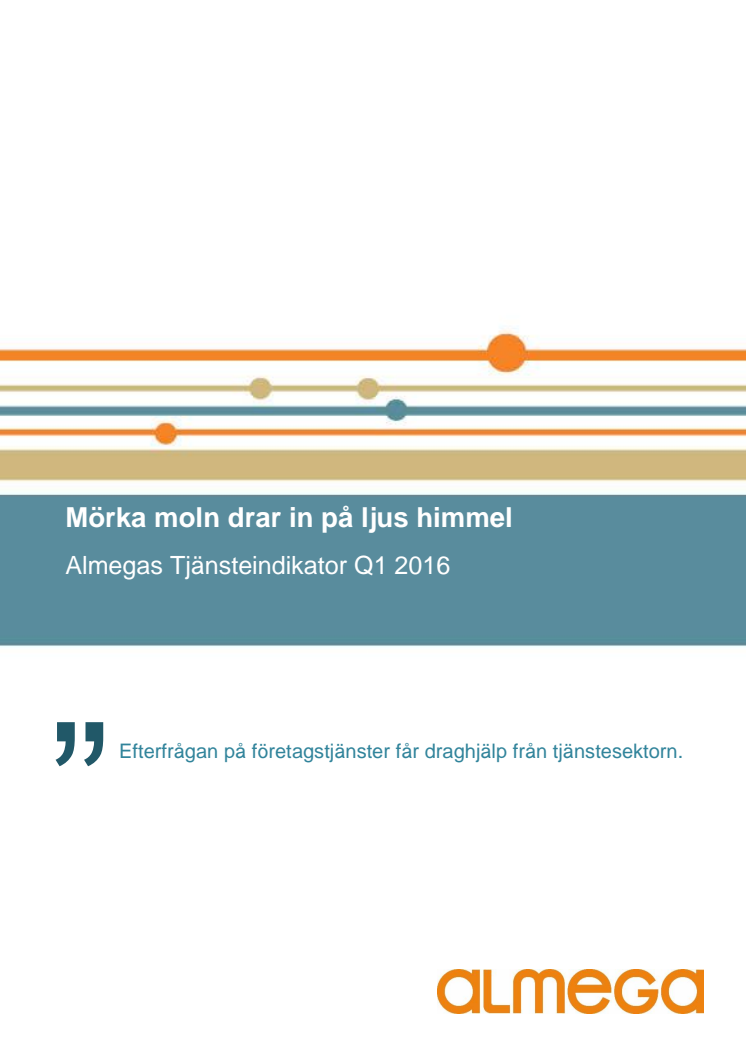 Almegas Tjänsteindikator 1kv 2016