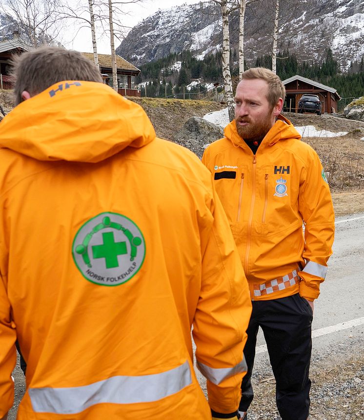 Kristoffer Christiansen i Norsk Folkehjelp