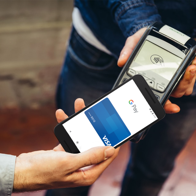 Google Pay mit Visa_