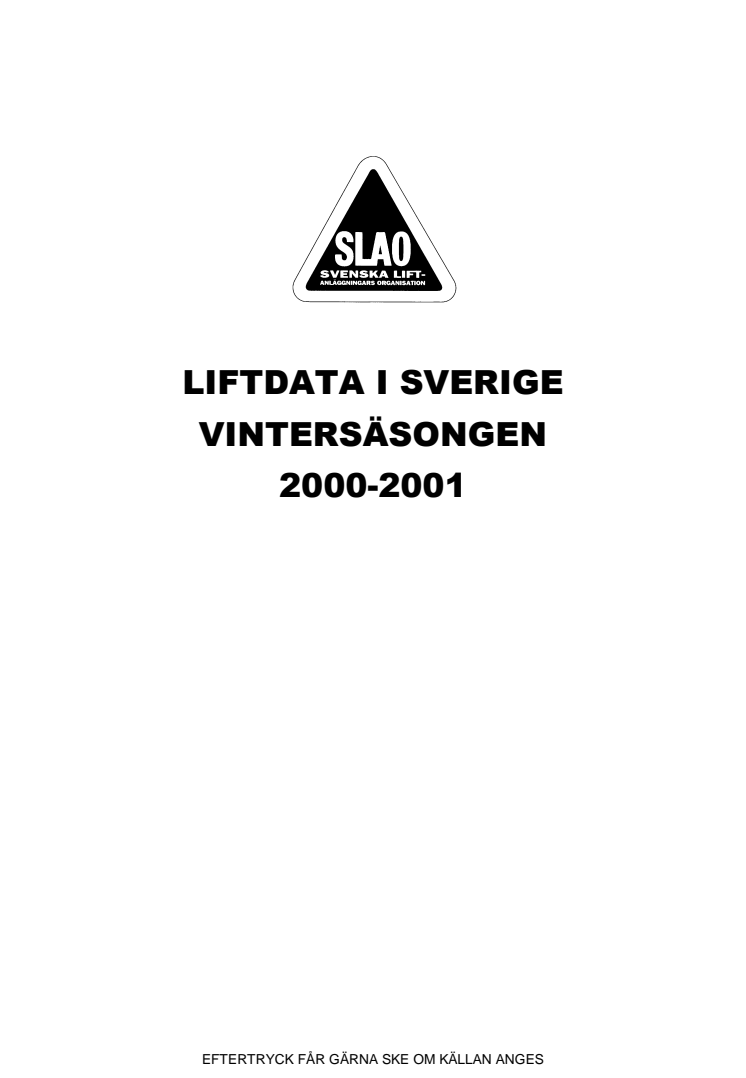 SLAO skiddata 2000-2001