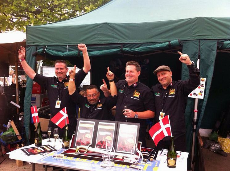 Danmarksmestre i Grill: Holdet "Mad Chefs BBQ"