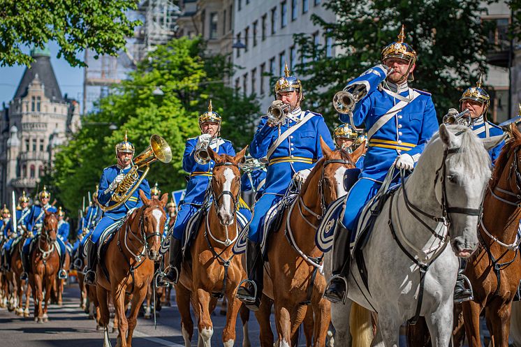 Beriden Högvakten - Vaktparad - 1 - Foto, Felicia Murkes.jpg