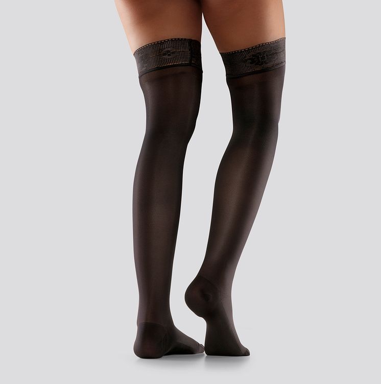 Mabs Compression Socks Nylon Stay-Up Black