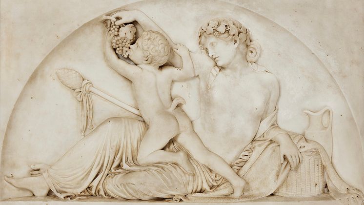 Header – "Backantinna och satyr" av Bertel Thorvaldsen