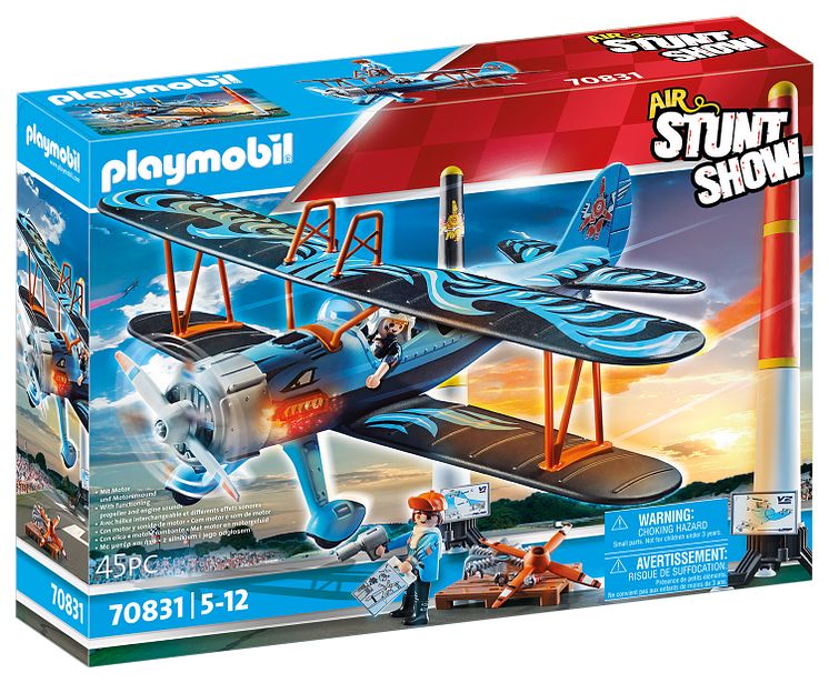 Air Stuntshow Doppeldecker Phoenix (70831) von PLAYMOBIL