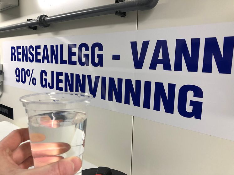 Renseanlegget gjenvinner 90 % av vannet.JPG