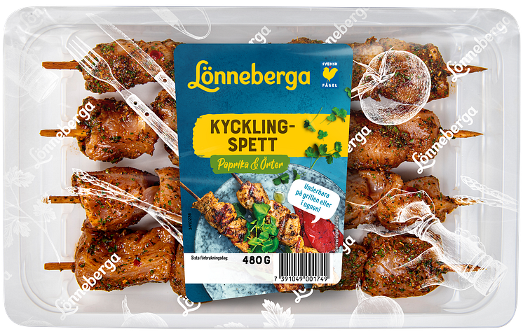 Lonneberga_Kycklingspett_paprika_örter_480g