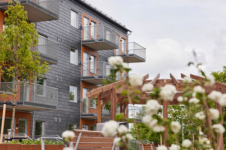 BoKlok Silviabo Skrabelycke hus och gård