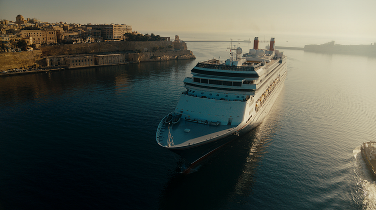 Ship in Valetta Harbour