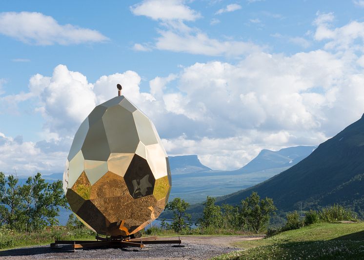 Riksbyggens Solar Egg (Solägget) i Björkliden