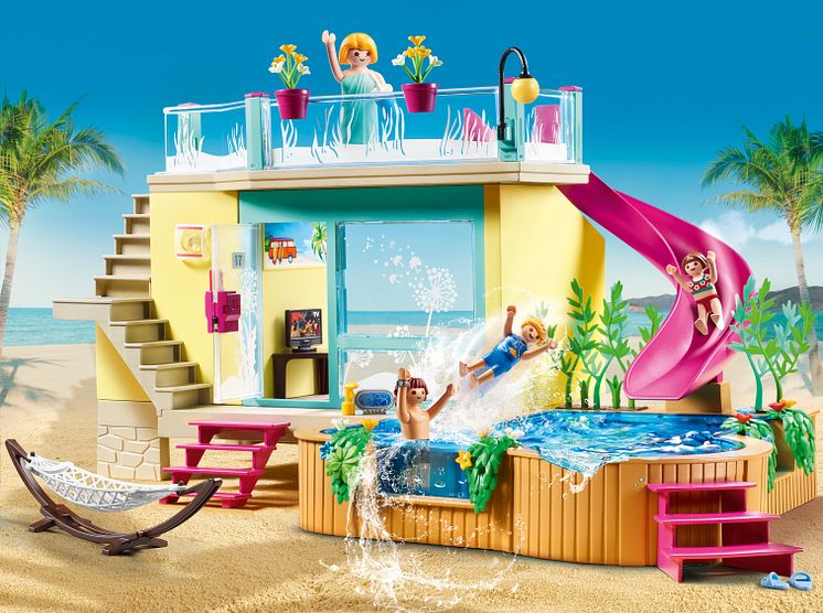 Bungalow mit Pool (70435) von PLAYMOBIL