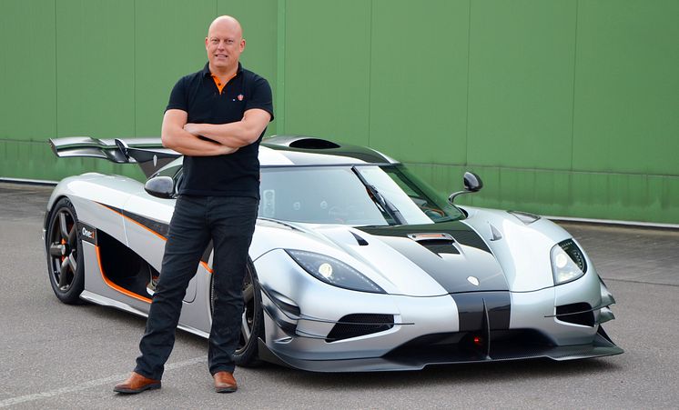 Christian von Koenigsegg and supercar One:1 