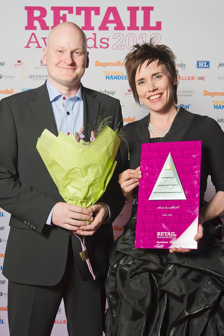 Vinnare Årets kundklubb, Retail Awards 2012, Jula club
