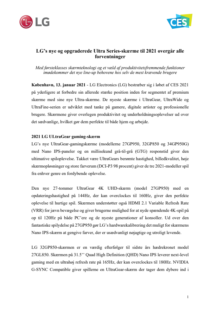 LG’s nye og opgraderede Ultra Series-skærme til 2021 overgår alle forventninger