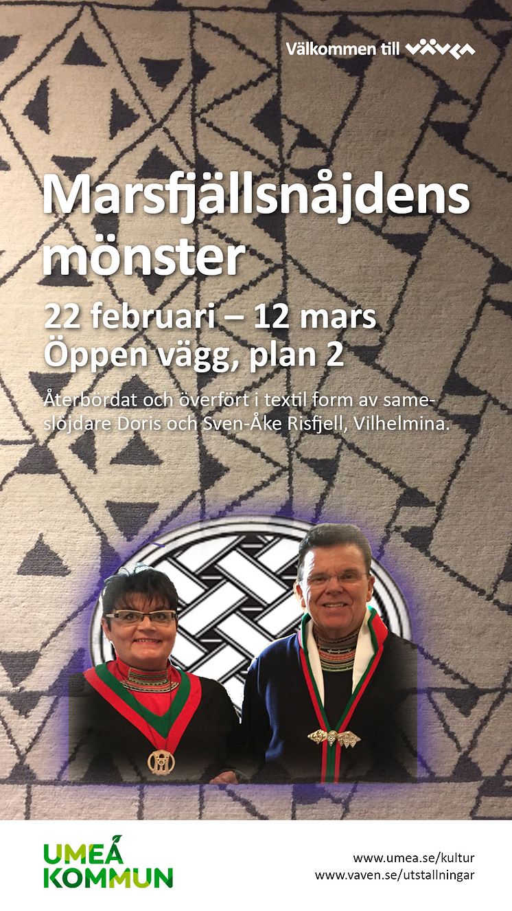 Affisch Marsnåjdfjällens mönster - Doris och Sven-Åke Risfjell