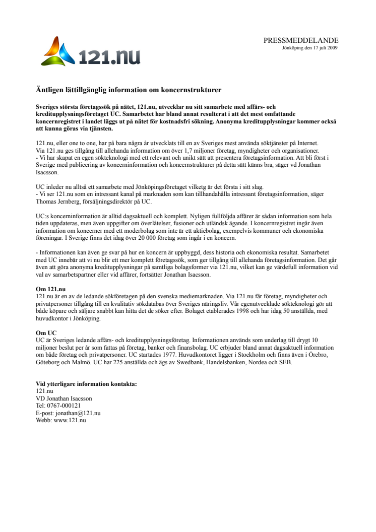 Äntligen lättillgänglig information om koncernstrukturer