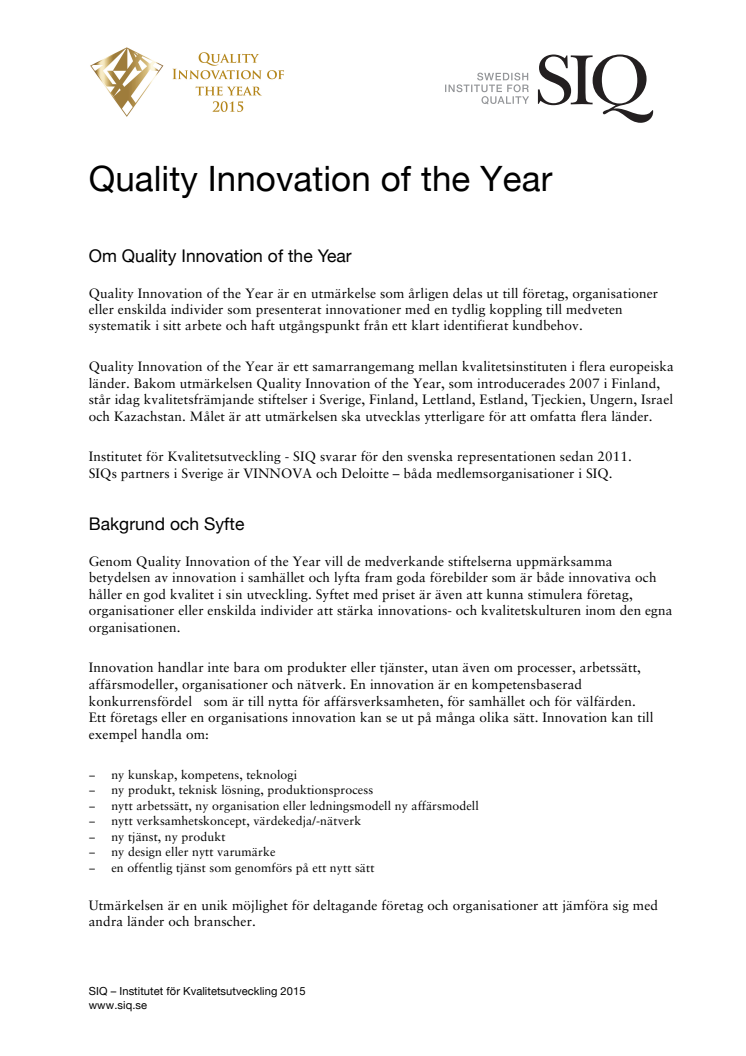 Presentation Quality Innovation of the Year