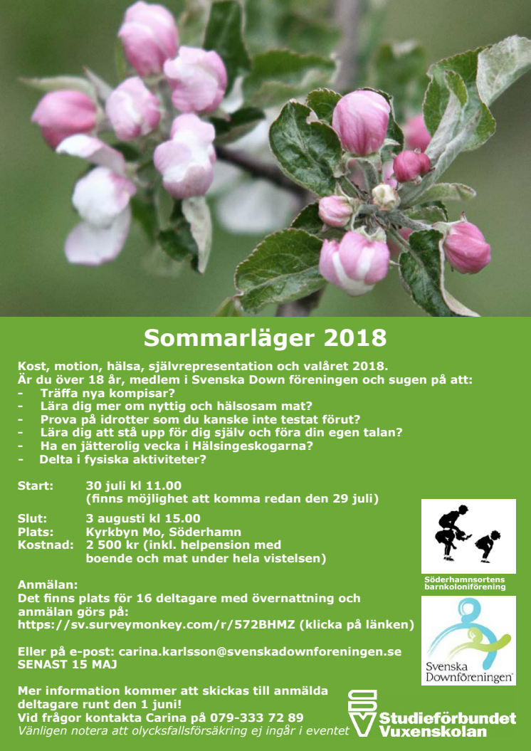 Sommarläger 2018 - FULLBOKAT!