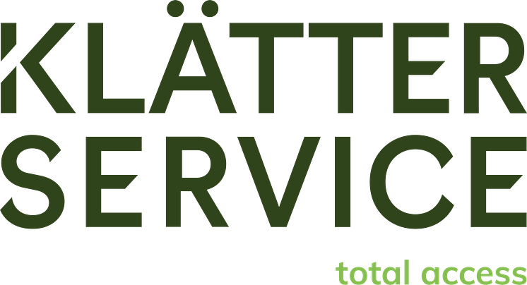 Klätterservice - logo - gron - tag