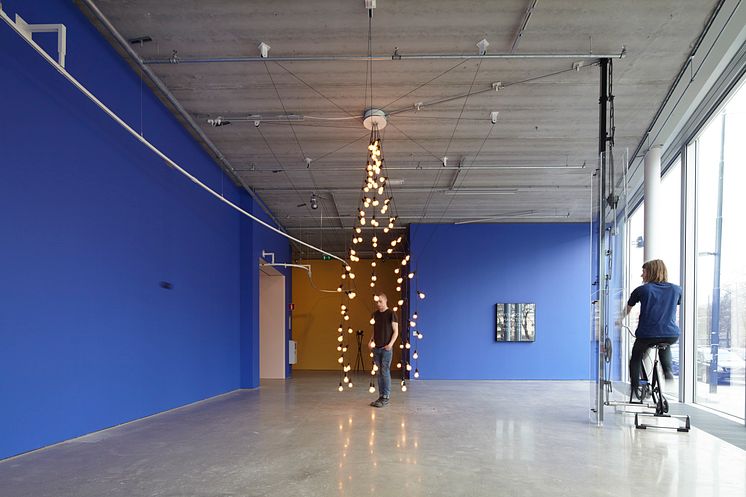 Jeppe Hein, Light Pavilion I (Ljuspaviljong I), 2009.