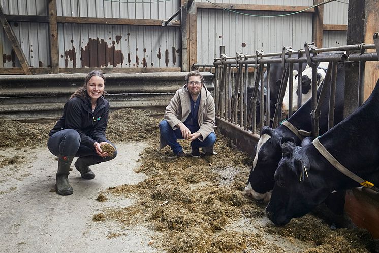 Arla Landwirtin Marlen Biss und Jan Philipp Albrecht, Landwirtschaftsminister von Schleswig-Holstein