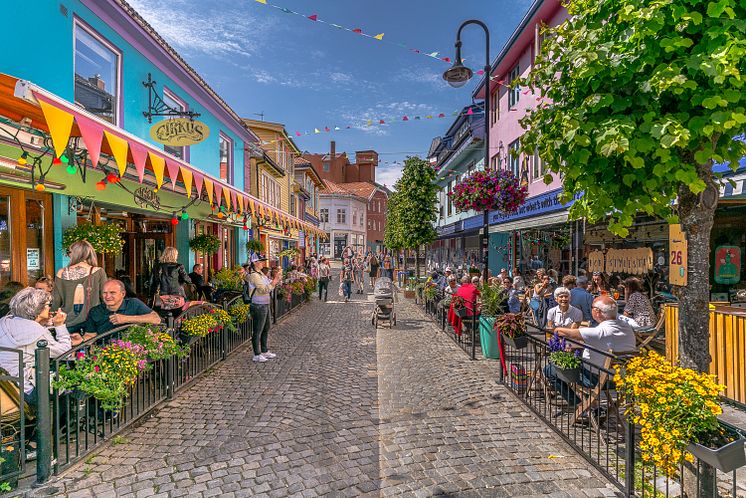 Fargegaten - the colourful street