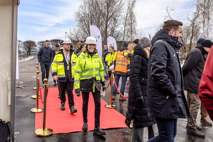 Spadtag Brf Kronomagasinet, Inre hamnen, Norrköping