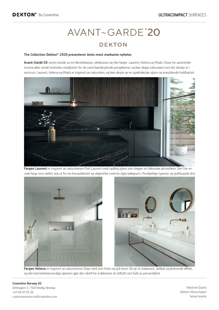 Dekton Avant Garde 20