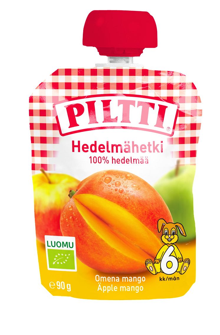 Piltti Hedelmähetki, Omena-mango 90 g, alkaen 6 kk