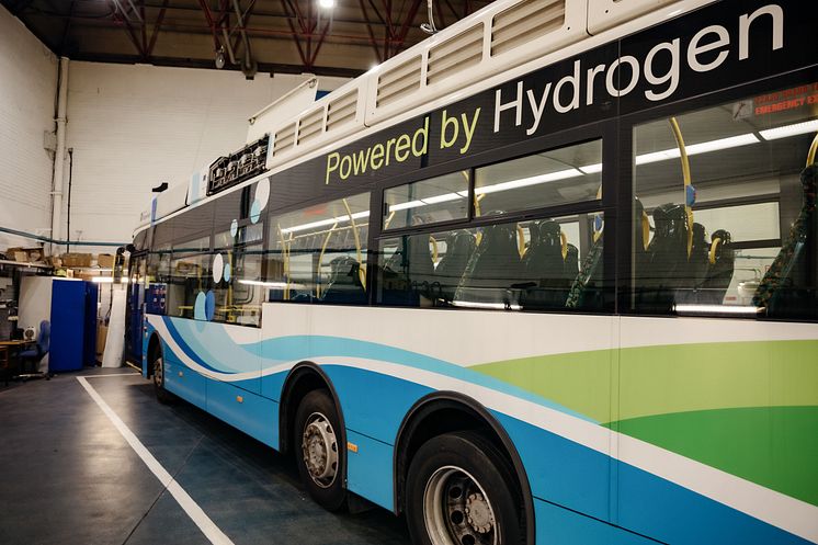 Wasserstoffbus in Aberdeen