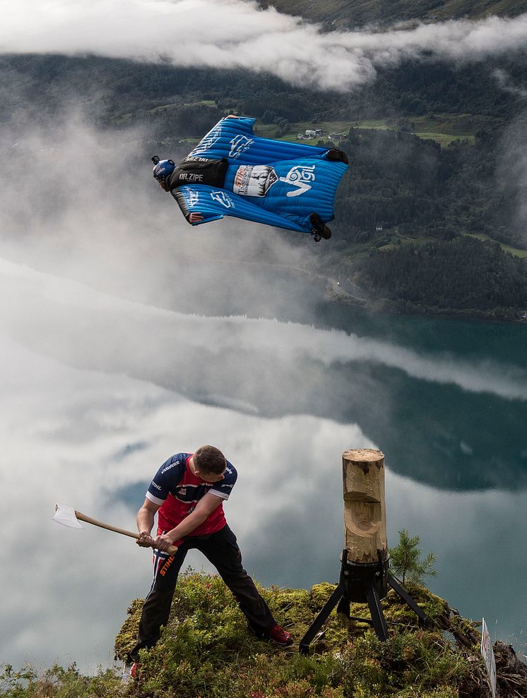 Timbersports møter vingeflyging